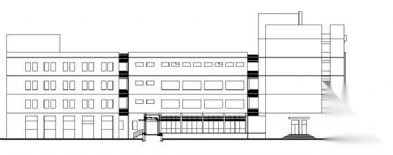 天津某五层办公楼建筑施工图