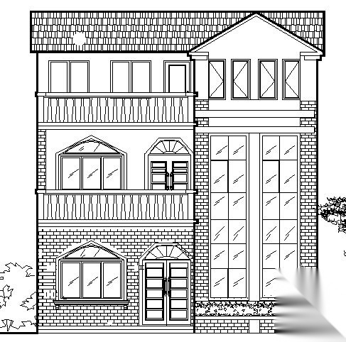 [睢县]某回族三层住宅楼建筑施工图