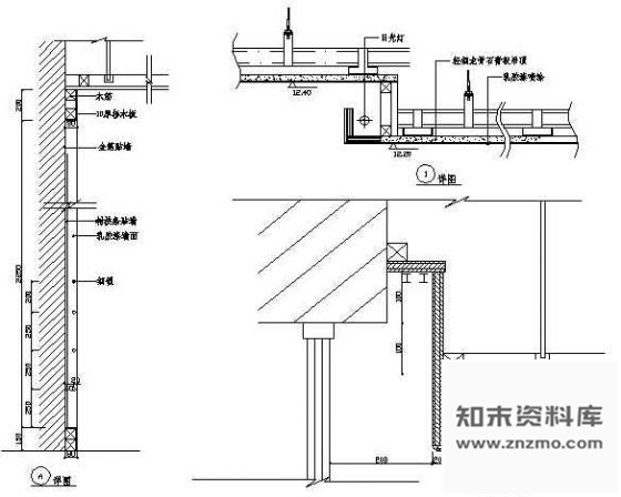 图块/节点墙面装饰及吊顶详图