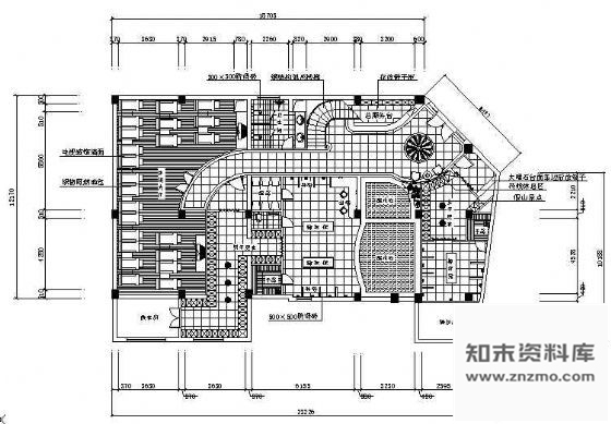 施工图某休闲洗浴中心图纸