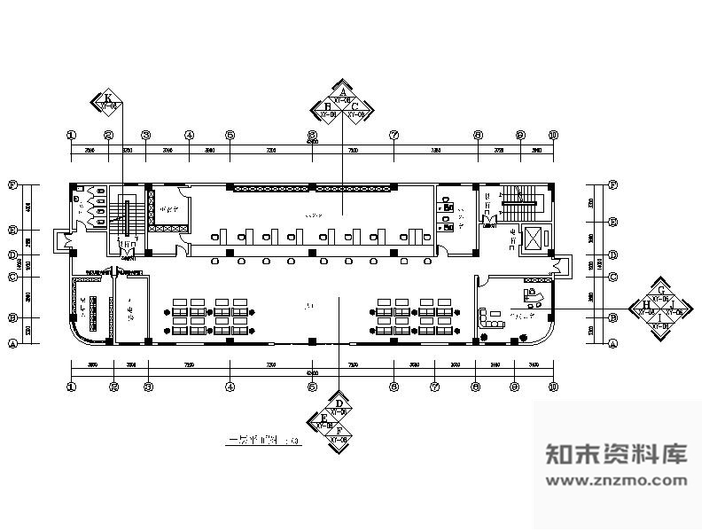 施工图安徽某国税局办公楼室内装饰