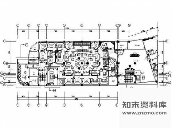 施工图福州连锁时尚热辣慢摇酒吧室内装修图