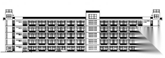 某中学五层教学楼建筑施工图