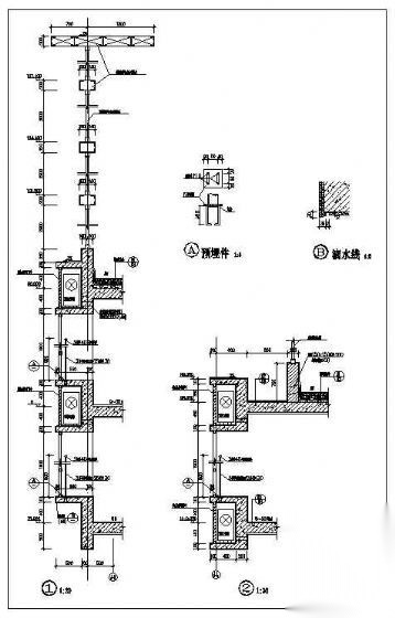 外墙空调机位大样