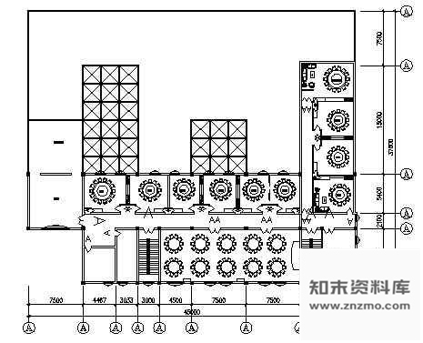 施工图餐厅室内装修图纸