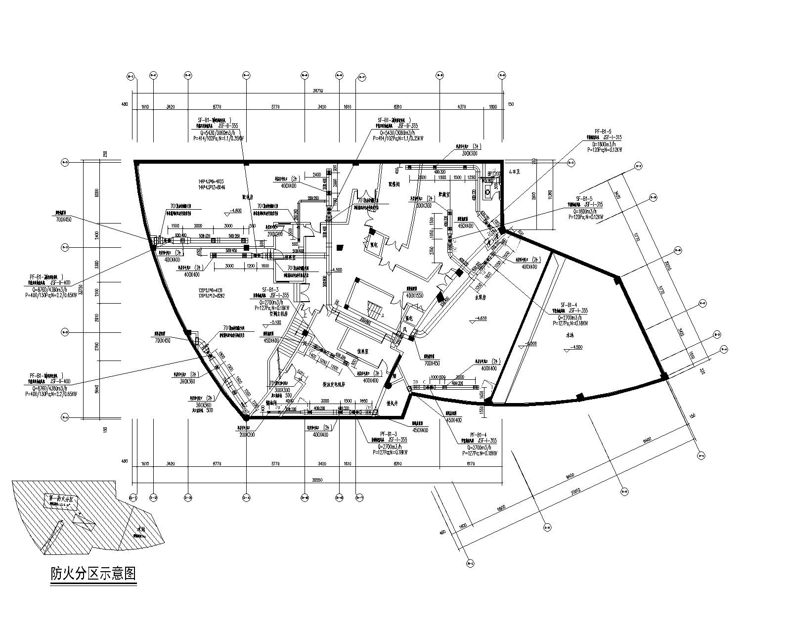 湖南博物馆暖通设计施工图 建筑暖通