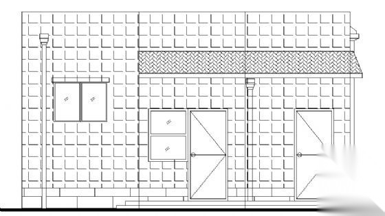 某公厕建筑方案图1