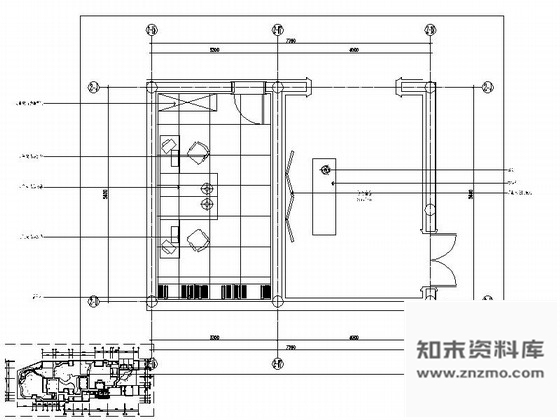 施工图会所现代风格门厅室内装修施工图