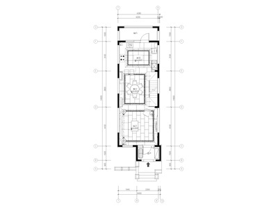 [河北]176㎡现代三居联排别墅样板间施工图