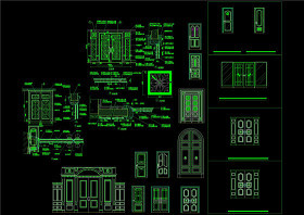 门大样cad装修图CAD图纸