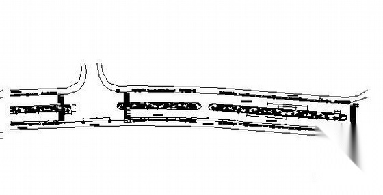 某道路相交处设计施工图 景观