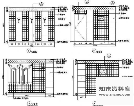 图块/节点美容中心立面图2