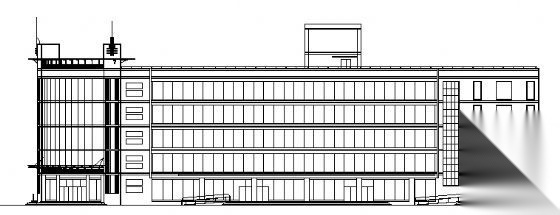 西安市文化广场建筑设计施工图