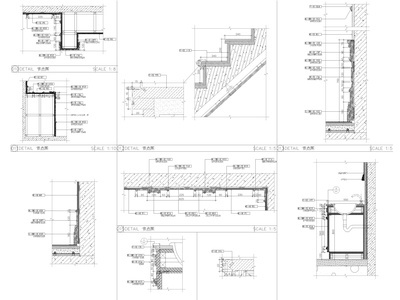 [河北]175㎡法式二居联排别墅样板间施工图