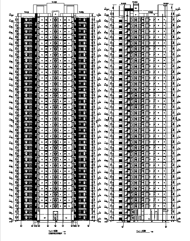 [广东]6栋住宅及商铺建筑施工图（16年正式施工全专业...