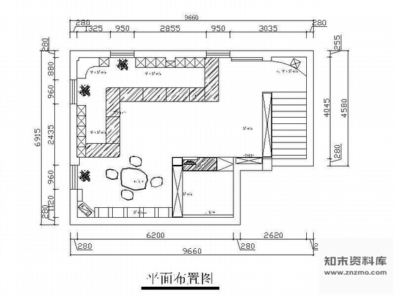 施工图杭州某中式展厅装修图