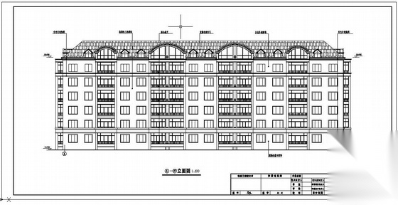 黑龙江某两套砖混住宅建筑结构图