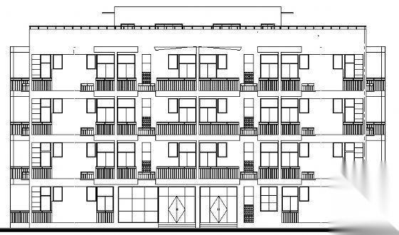 某四层宿舍楼建筑施工图