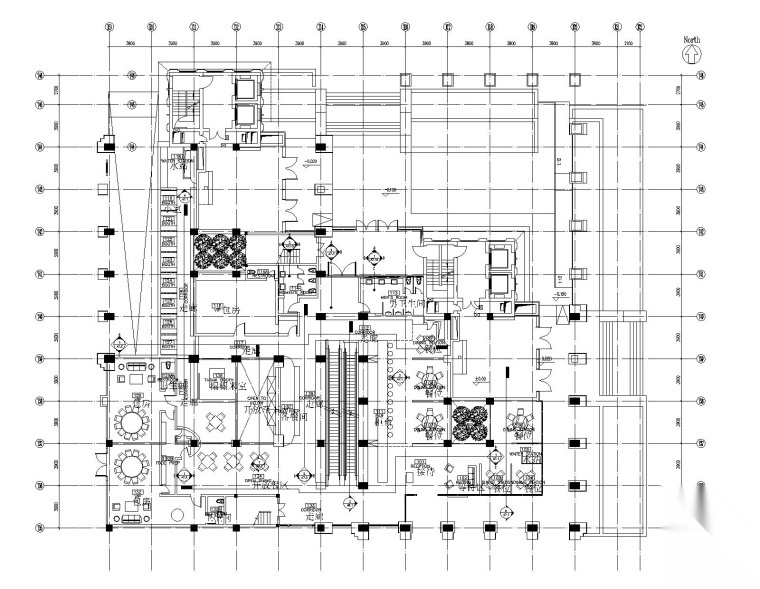 北京中国新理念餐厅室内装修CAD施工图（附效果图）