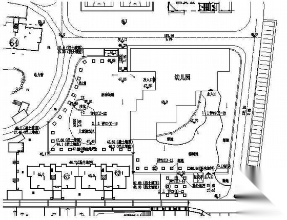 山东某小区幼儿园环境景观设计施工图