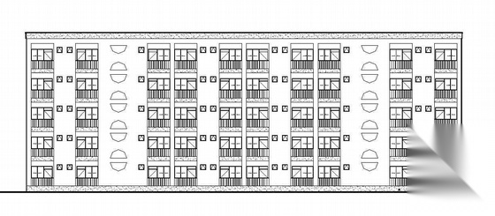 某五层框架结构民工宿舍楼建筑结构水电施工图