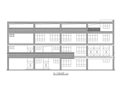 贵州多层中学食堂建筑施工图