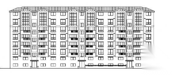 东林之春城市花园商住楼建筑施工图