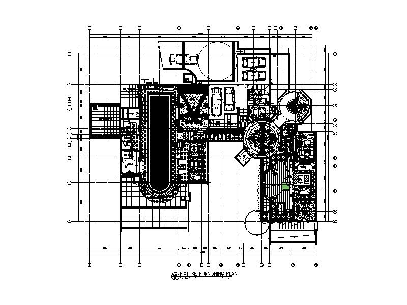 [浙江]1500平米总裁别墅顶级设计全套施工图（含效果图}