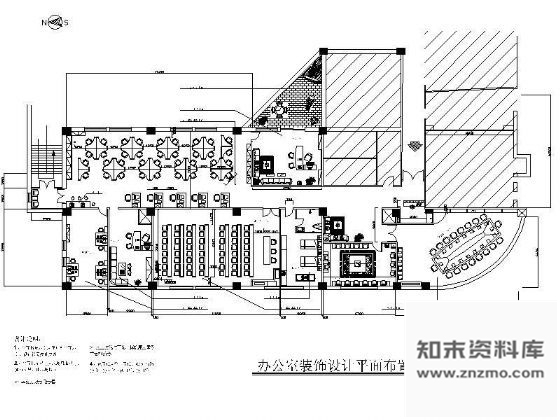图块/节点某办公室装饰平面图