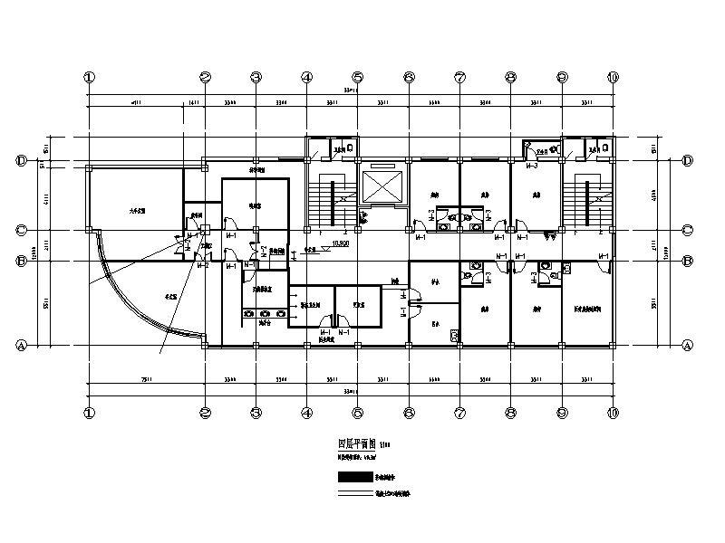 [宁夏]多层现代风格医院建筑方案图纸