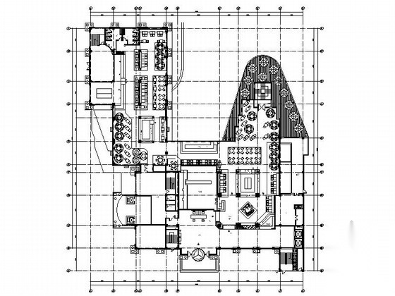 [山东]某资源局高档西餐厅设计施工图