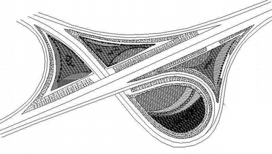 某互通式立交绿化景观设计方案 景观