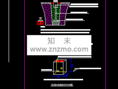 电缆桩制作示意图