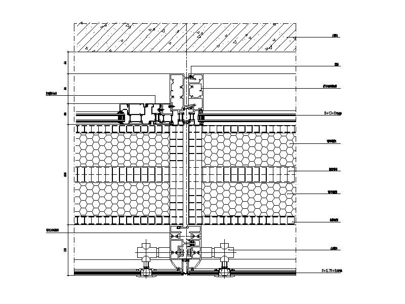 非常实用的通风幕墙节点详图（CAD,16张） 节点