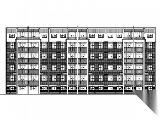 [连云港]某小区二期工程-阳光排屋建筑施工图(1号楼)