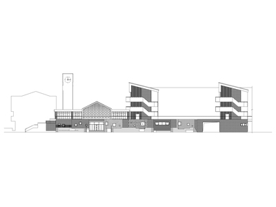 [上海]四层装配式框架结构小学建筑施工图