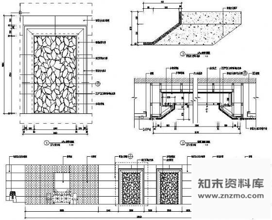 图块/节点装饰墙面