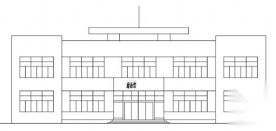 某二层游泳馆建筑方案图