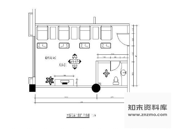 图块/节点足浴房平面图