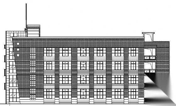 某外国语四层小学建筑施工图