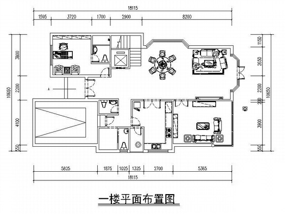 [重庆]三层欧式豪园别墅G9户型施工图