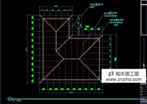 某小农庄外建筑图（小木屋）