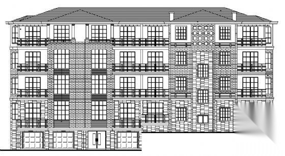 小型公寓建筑图