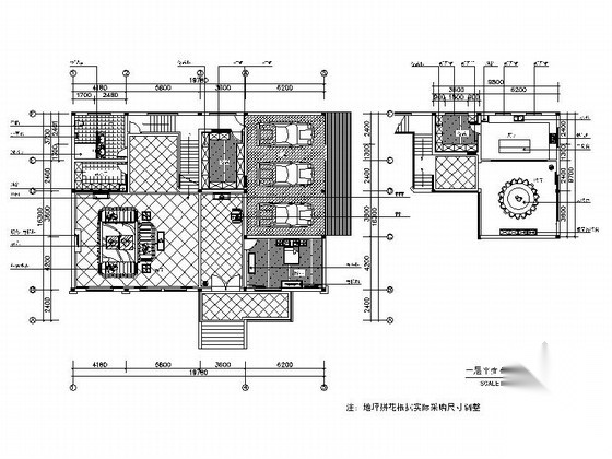 [浙江]某欧式风格别墅样板间精装修施工图（含效果）