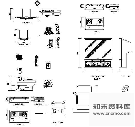 图块/节点家用装饰小图块