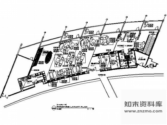 施工图皇冠酒店行政酒廊施工图