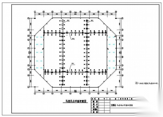 某会展中心检修马道结构图