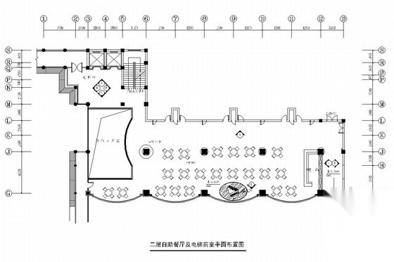 湖北 旅游风景名城自助餐厅装修图