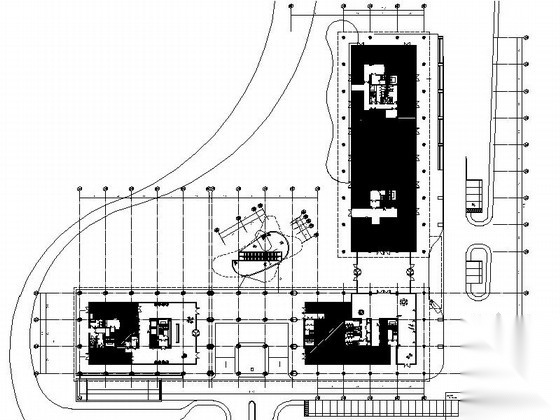 [南京]新城核心区综合性高档现代展厅装修施工图