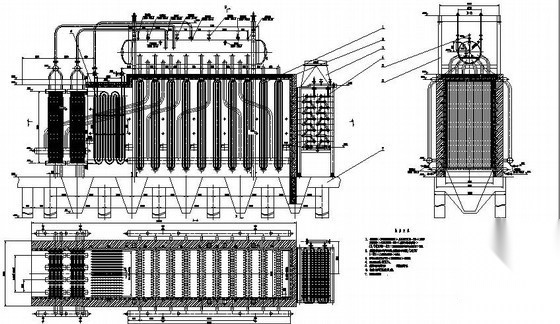 水泥窑余热锅炉图